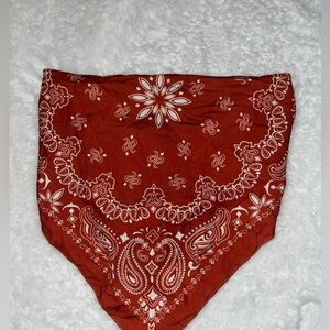 shein bandanna tube top